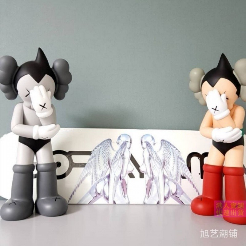 37 cm Mand kaws Astro Boy Boneca para realizar desenhos animados anime model de boneca de moda