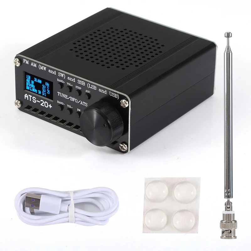 ATS-20+ plus rádio LW AM FM OC SSB si4732 ats-20 atualizado | Shopee Brasil