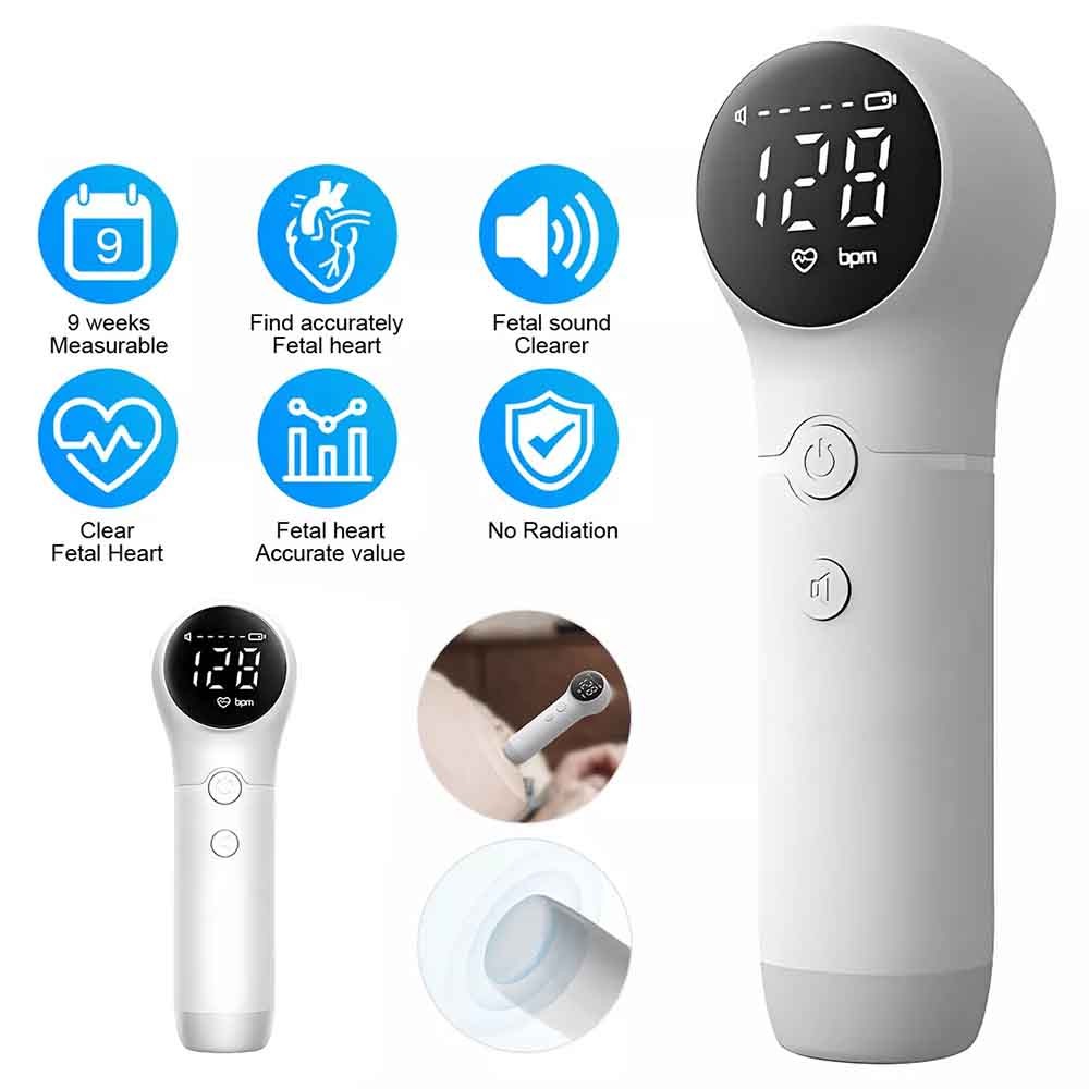 Fetal Doppler Monitor Portable LCD Display | Shopee Brasil