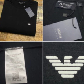 Camisa Armani Peruana Fio 40.1 Com Elastano Masculina Padrão Shopping