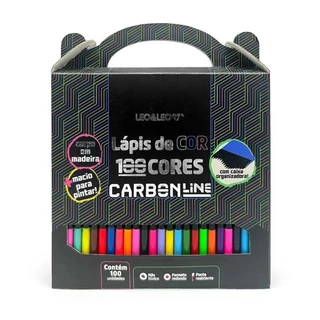 Lapis De Cor Carbon Line Soft Macio Leo&Leo