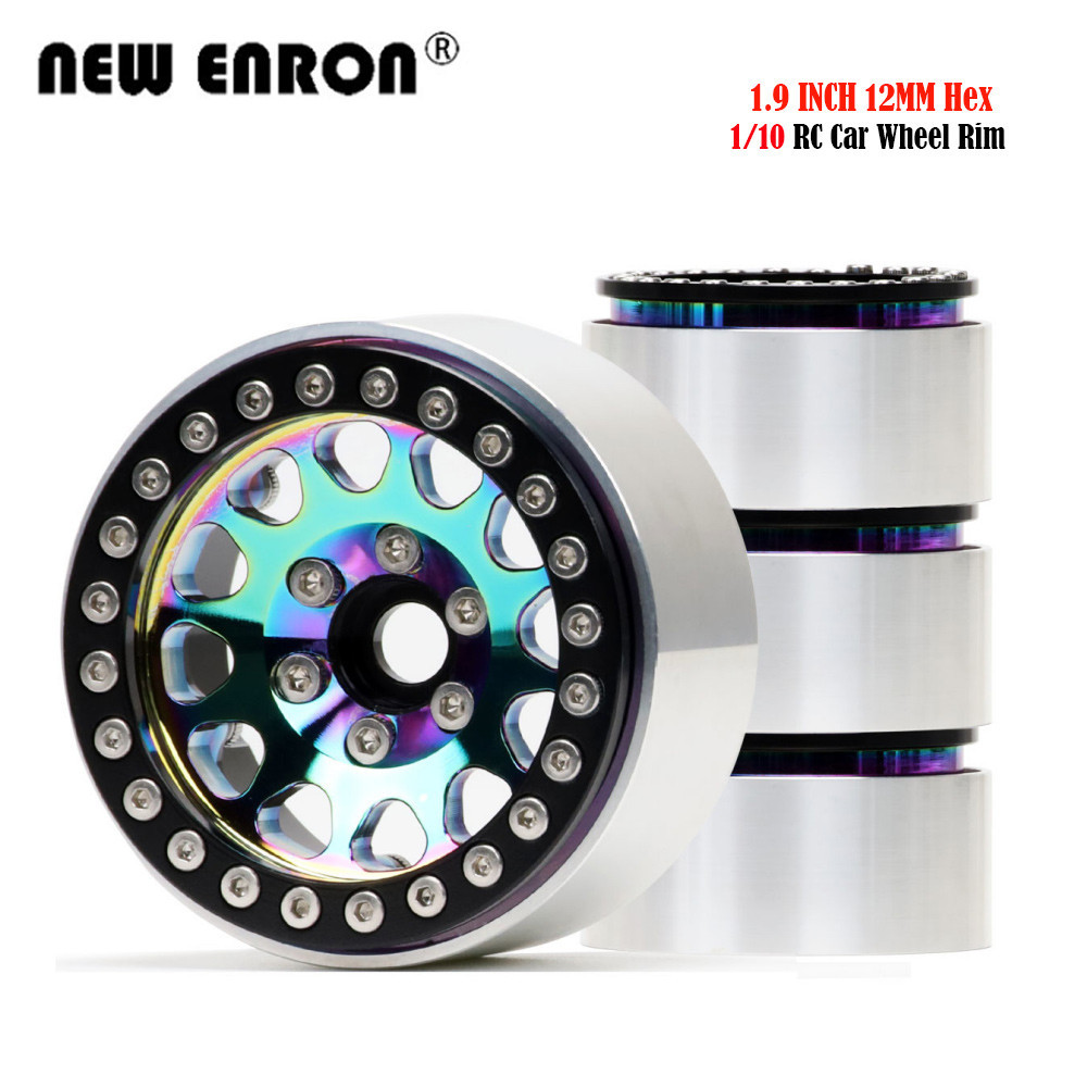 4 Pc 1.9 Deep Dish Beadlock Roda Jantes Hub Liga Para Carro RC 1/10 ...