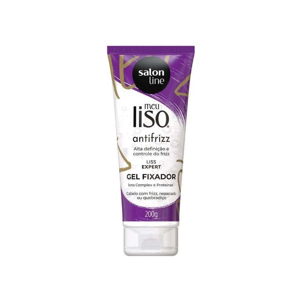 Gel Salon Line Meu Liso Fixador Antifrizz 200gr | Shopee Brasil