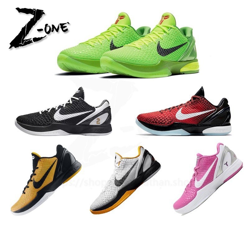 Ni ke Kobe 6 Protro "Del Sol/POP" "Black" "3D Lakers" "Mambacita Sweet 16" tênis de basquete para homens TDKZ