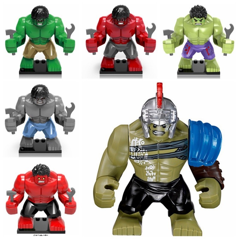 Anime Little People Superhero Building Blocks Pequenos blocos de construção