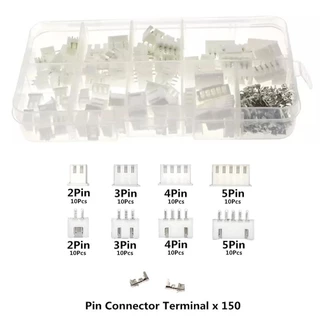 230PCS JST XH2.54mm 2 3 4 Conectores De Placa De 5 Pinos Plug Mini Micro Kit Fêmea Macho