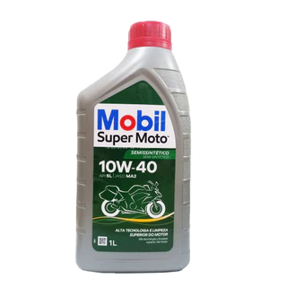 Óleo Mobil 10w40 Semissintético Super Moto 4 Tempos 1 Litro