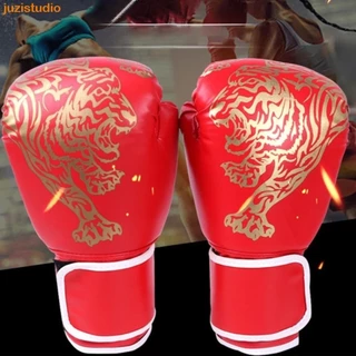 Luvas De Boxe JUZISTUDIO Kickboxing , Muay Thai Breathable Sparring , Proteção Esportiva Mitts PU Unisexo Vermelho/Azul