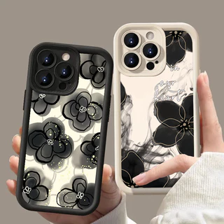 Estojo Romântico Para Telefone Com Flor De Rosa Xiaomi POCO X5 X6 M6 Pro Mi 14 13T 11 Lite 5G NE C65 X3 F5 5G 13 12 12T Capa De Silicone Macia À Prova De Choque