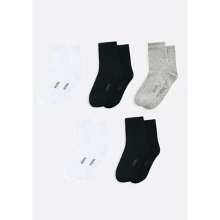 Kit 5 Pares De Meias Unissex Cano Médio Hering em Oferta na Shopee