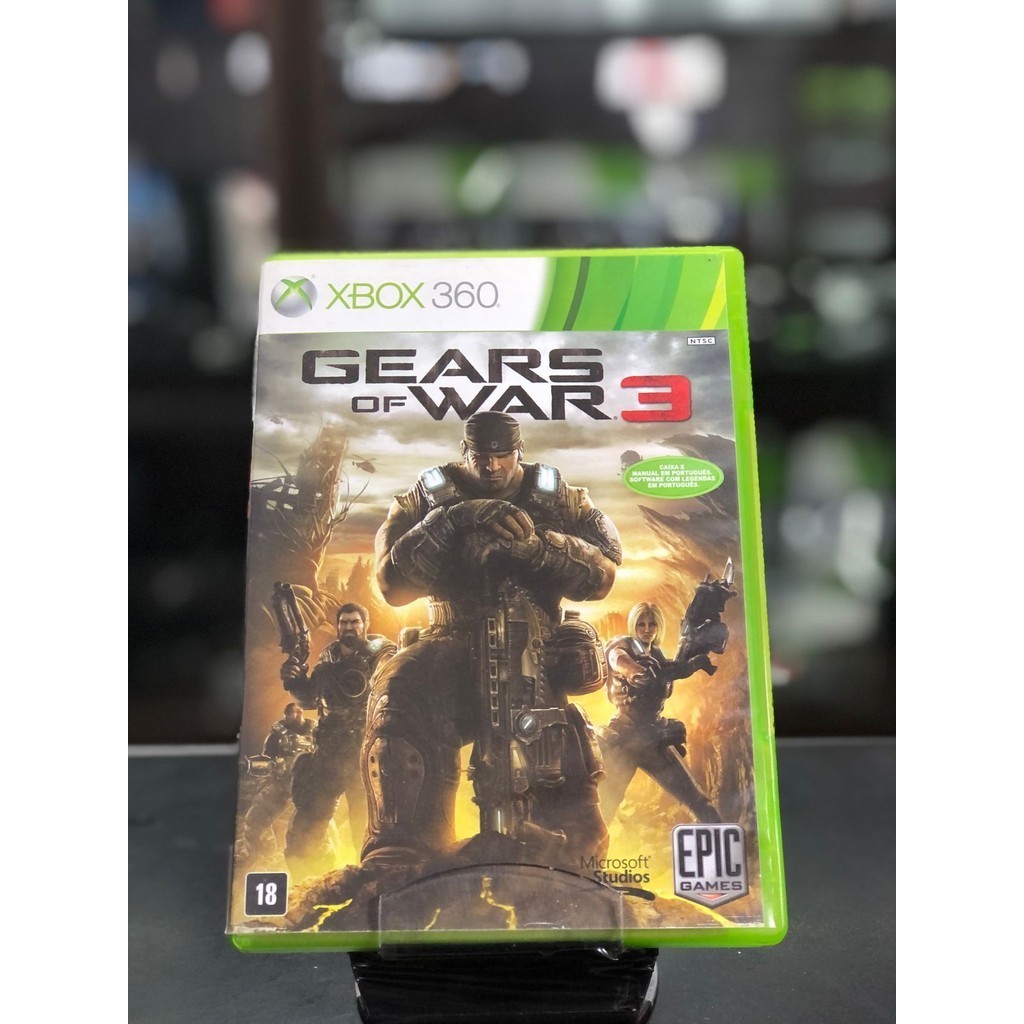 Gears Of War 3 Xbox 360 Midia Física