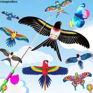 ROSEGOODS Pipa De Águia Plástica 30 Metros Viagens Familiares Jardim Esportes Ao Ar Livre Pipas Voadoras De Pássaros