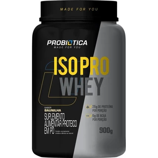 Iso Pro Whey Diversos Sabores 900g Probiótica