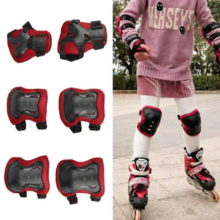 Kit Proteção Infantil Joelheira Cotoveleira Munhequeira Skate Patins Bicicleta Patinete