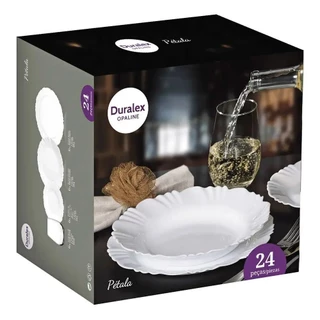 Aparelho de Jantar Pétala Nadir Opaline 24 peças