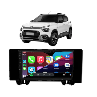 Kit Multimidia Citroen C3 2023 / 2027 9 Pol Carplay AndroidAuto BT USB FM - Roadstar 7009BR