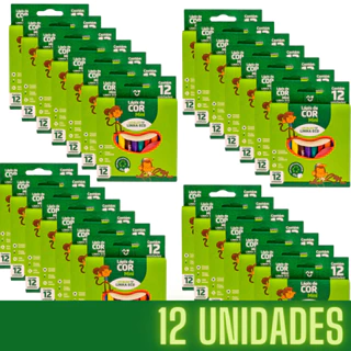 Pacote C12 Lapis De Cor Pequeno/Mini Leo Leo