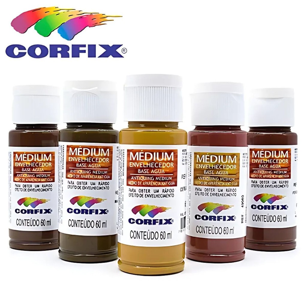 Médium Envelhecedor Corfix 60ml 49080 - Para Efeitos de Pátina e ...