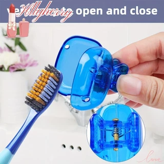 Hllylyherry Clip De Viagem Para Escova De Dentes , Tampa Protetora Caixa Plástica Transparente