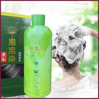 Shampoo Herbal Hair Color 3 Em 1 Tintura De Cabelo Longo Produtos Masculinos De Longa Duração Escura