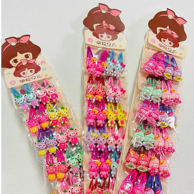72 Tic Tac Rabico de Cabelo Infantil Colorida 20 Tic Tac/Frutinha ...