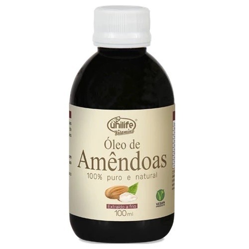 Óleo de Amêndoas 100% Puro e Natural 100ml Unilife
