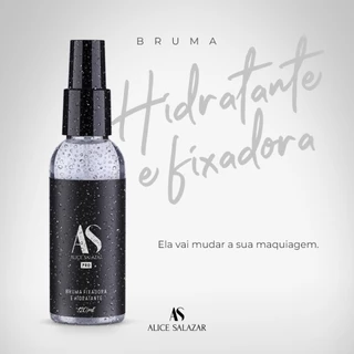 Bruma Fixadora Hidratante Alice Salazar 120ml Acabamento Natural