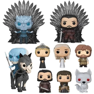 Filme Quente Game of Thrones Daenerys Night King Jon Snow Vinyl Throne Statue Action Figure Modelo Brinquedos