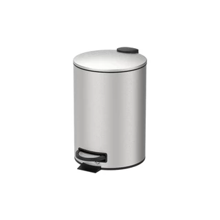Lixeira C/ Pedal e Balde 12L Aço Inoxidável Escovado Linha Spin Brinox em Oferta na Shopee
