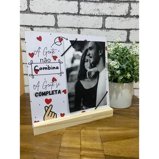 Porta Retrato Namorado Decoração Mesa Presente Dia dos Namorados - Decoração Dorama 