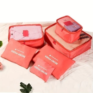 Organizador De Mala De Bagagem Viagem Kit 6 Necessaire Bolsa