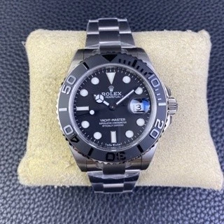 2024 Rolexs Yacht Master Fashion High end Men's Watch , Mostrador Preto Anel Externo Cerâmico Esportes E Lazer Relógio Mecânico Automático Masculino
