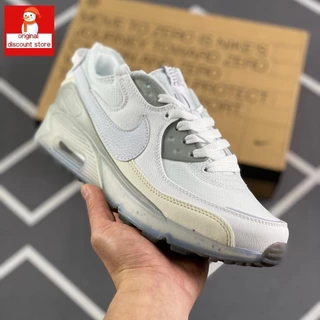 Pronto Stock NK Air Max Terrascape 90 Almofada de ar baixa branca amortecida Choque Respirável Esportes ao ar livre tênis de corrida Sapatos de caminhada casuais confortáveis ao ar livre