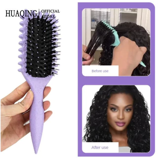 Bounce Curl Definir Escova De Estilo Desembaraçar Cabelo Emaranhado Pente Moldar Definindo Cachos Barbeiro Ferramenta