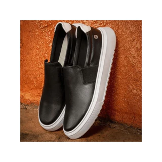 Tenis Masculino Iate Kolbi Slip on Moderno Sola alta Confort Masculino Estiloso Macio Elegante