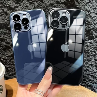 case espelho vidro 9D capa iphone12 pro max13 pro max 14 pro max capa proteção vidro 