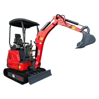 Mini Escavadeira a Diesel 25 hp 1500 kg Cabine Aberta com Cobertura em Oferta na Shopee