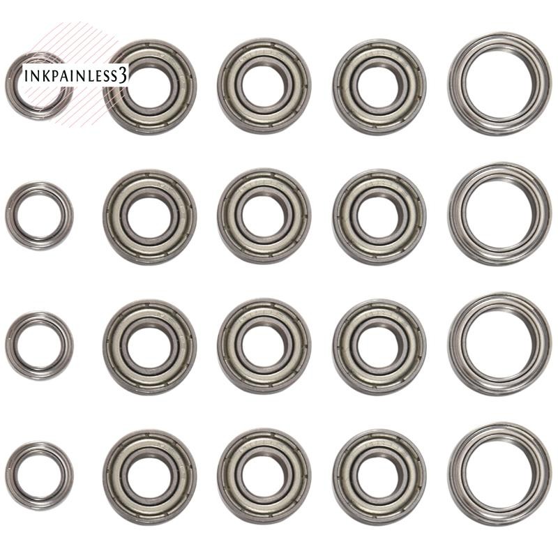 Kit De 20 Rodamientos De Bolas De Acero Para Tamiya TT01, TT01D, TT01E, TT01R Y DF02 1/10, Repuesto Para Mejorar La Velocidad Y Durabilidad De Tu Coche RC Rodamientos Tamiya TT01
