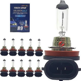 Kit com 10 Lampadas H9 Halogenas Original Para Carro Automotiva 12v 4300K em Oferta na Shopee