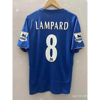 Camisa da Time Rerot-Camisas 2005-2006Annual Short 8 # Lampard Camisa De Terno De Futebol Personalização QF39
