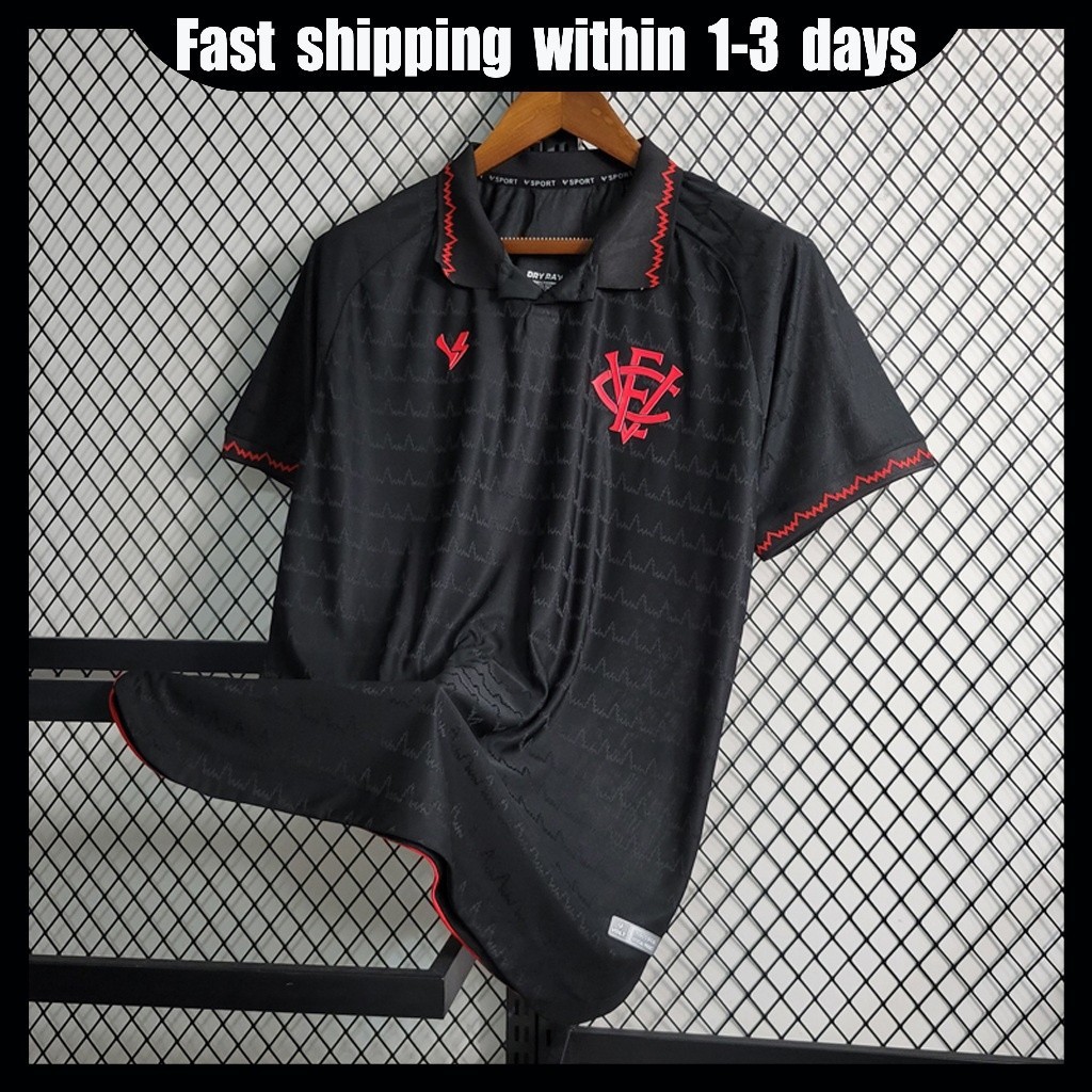 Camisa de Vitória Masculina Preto 2023 III Equipe Futebol 2023