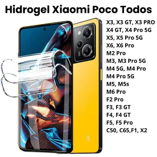 Película De Hidrogel Para Xiaomi POCO F6, X6, X5 Pro, X3, NFC, X4, GT, M5, M4, M6 Pro, F4, F3, C65