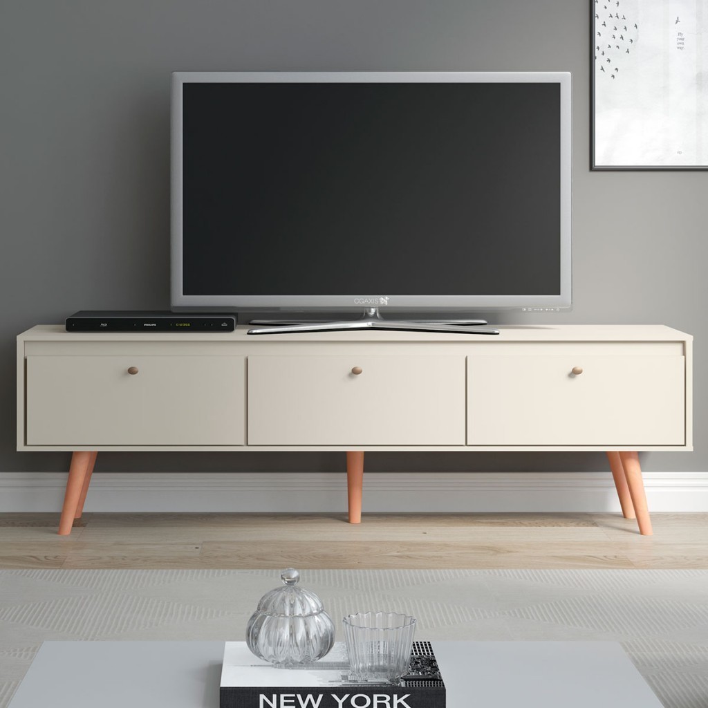 Rack para TV até 65 Polegadas Memphis 3 Portas
