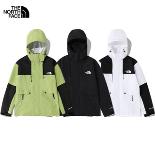 The North Face Logotipo Bordado A Norte Casaco Original Exterior À Prova D'água Unisexo Com Capuz Liso Plus