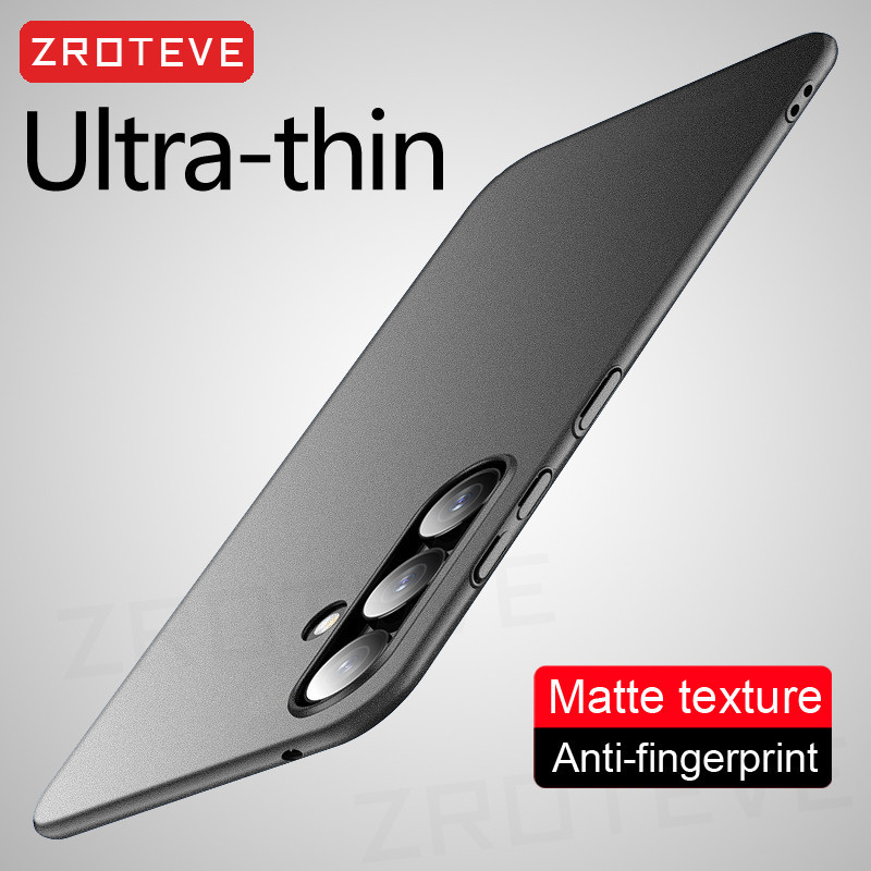 A555 Capa ZROTEVE Slim Frosted Hard PC Para Samsung Galaxy A55 A35 A25 A15 A54 A34 A24 A14 5G Telefone À Prova De Choque