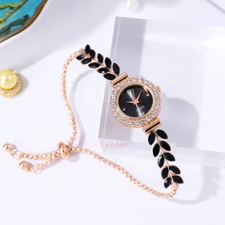 Relógio Mulher Diamante De Luxo Com Bonito Rabo De Peixe Pulseira De Tamanho Ajustável WH0354