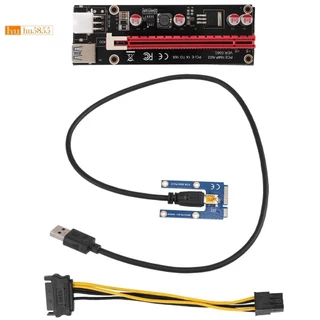 Mini PCIe Para Express 16X Riser Placa Gráfica Externa Laptop BTC Minerador MPCIe De Mineração Slot PCI-E