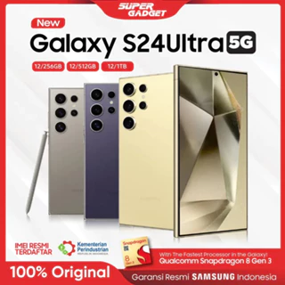 Lowest Price 2024 Galaxy S24 Ultra 12GB RAM 512GB/1TB Armazenamento , Snapdragon 8 Gen 3 S Câmera Com Caneta , Longa Duração Da Bateria , Câmeras Quadriculadas Cinza Titânio 200MP + 50MP 120Hz 6400mAh