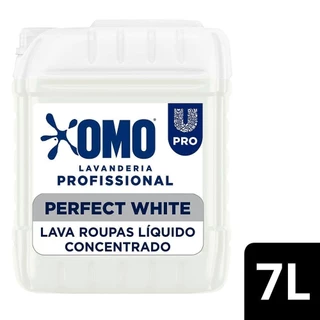 Sabão Líquido Omo Profissional Perfect White Pro 7 Litros