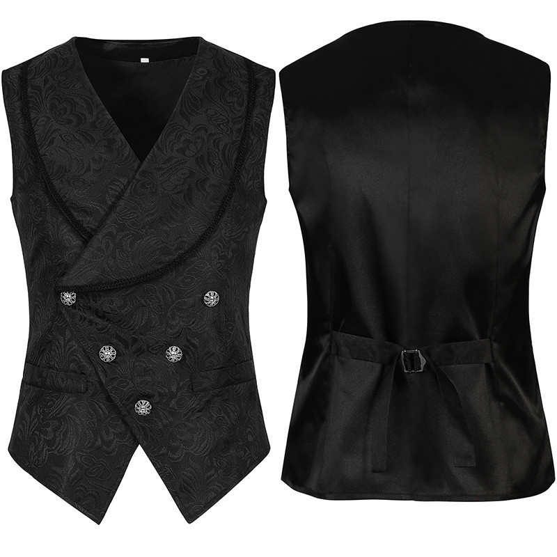 2024 Novo Estilo de Vestuario Masculino Vestuario Medieval Vestuario Medieval Retro Gotico Vestido de Cavalheiro Halloween 002 Shopee Brasil